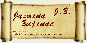 Jasmina Bujinac vizit kartica